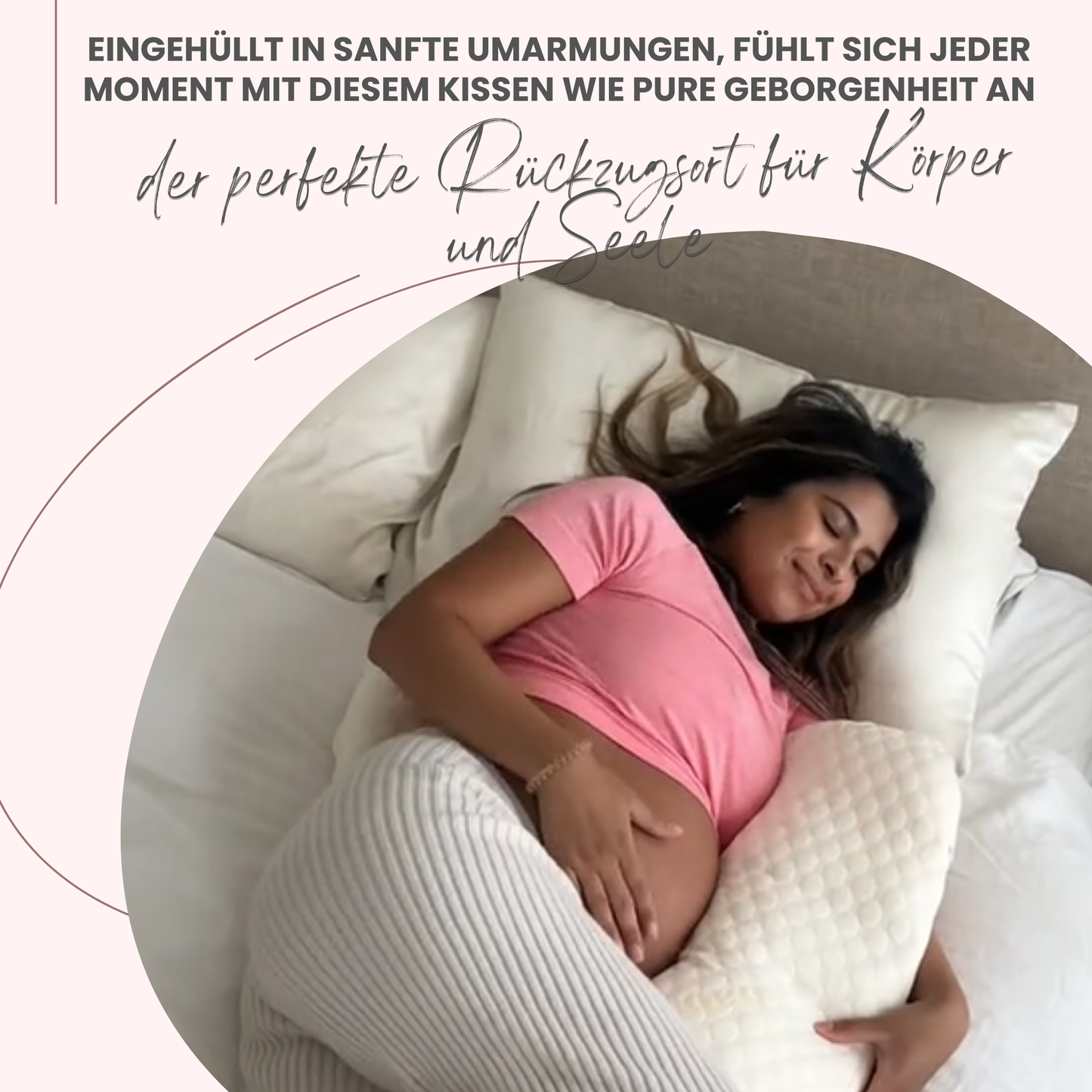 Bauchtraum-U-Kissen
