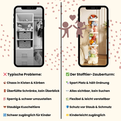 Stofftier-Zauberturm