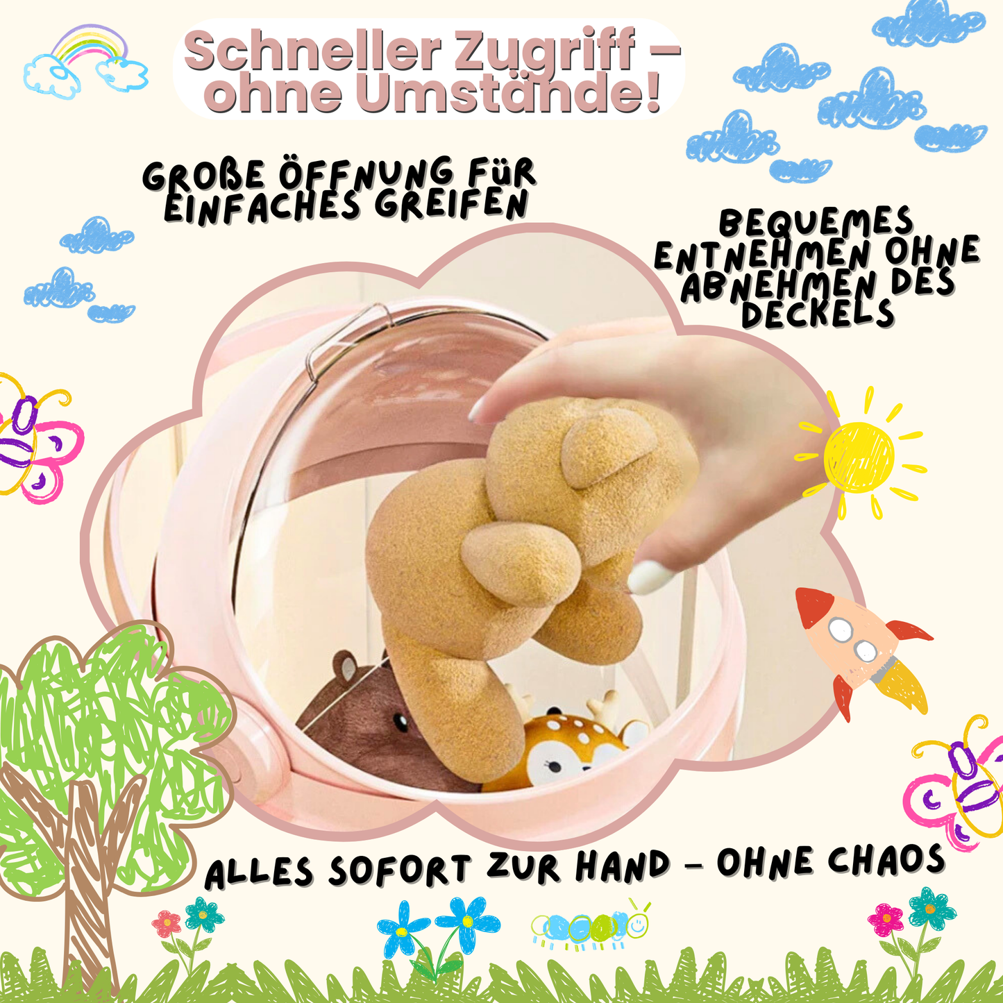 Stofftier-Zauberturm